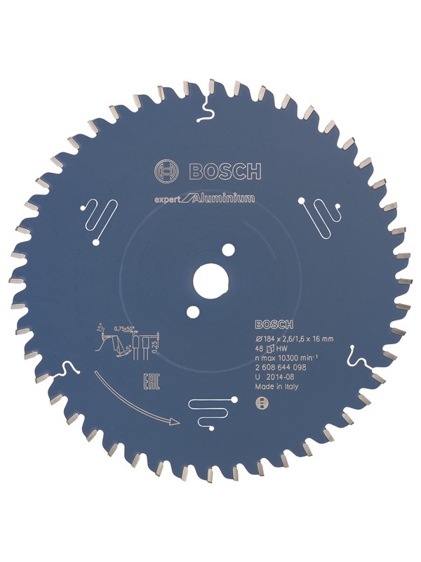 Bosch Pyörösahanterä Expert for Aluminium 184 x 16 x 2,6 mm, 48