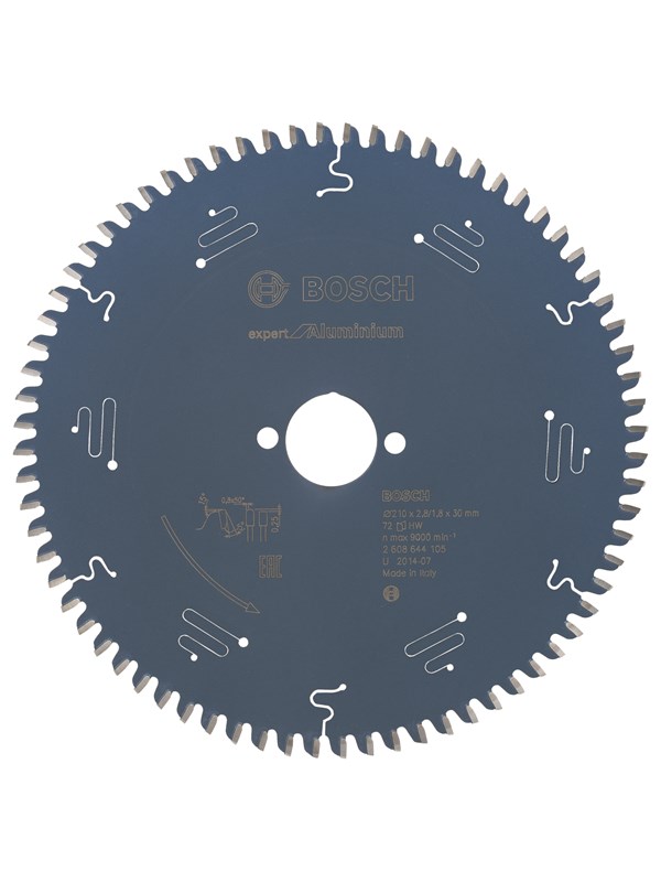 Bosch Pyörösahanterä Expert for Aluminium 210 x 30 x 2,8 mm, 72