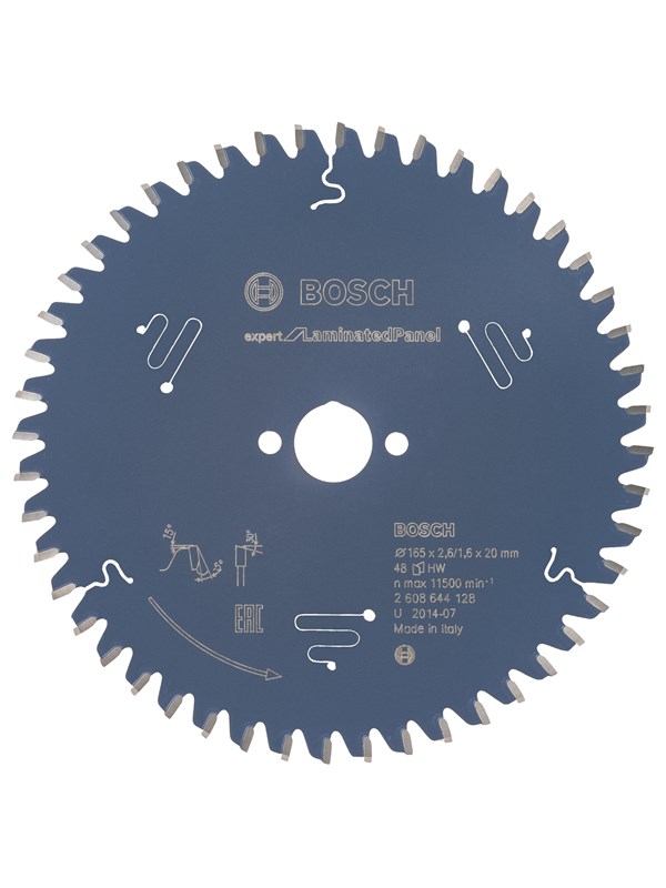 Bosch Pyörösahanterä Expert for Laminated Panel 165 x 20 x 2,6 mm, 48