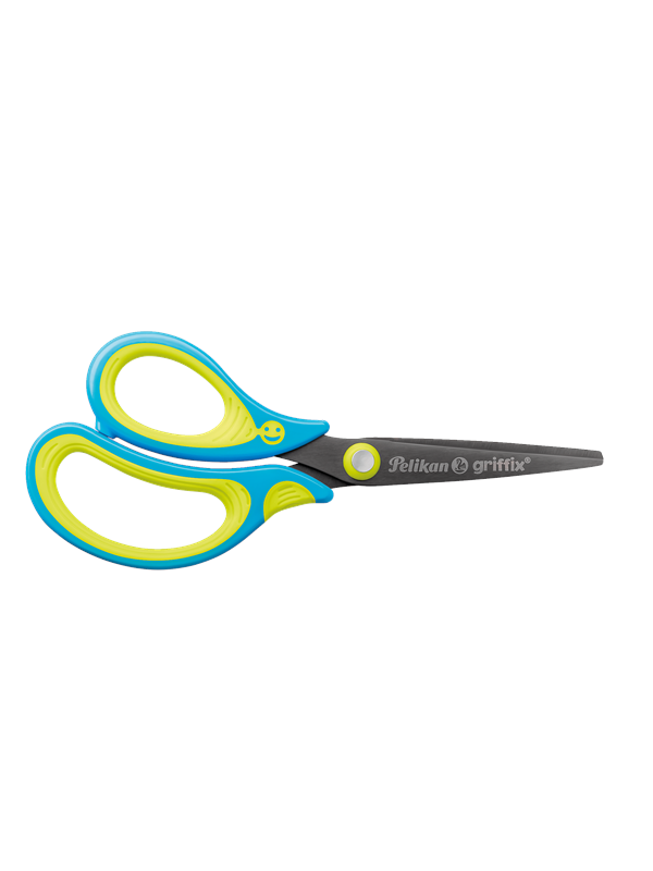 Pelikan Scissors SC1BLS NeFrBlue left point1 pcs. on rivetcard