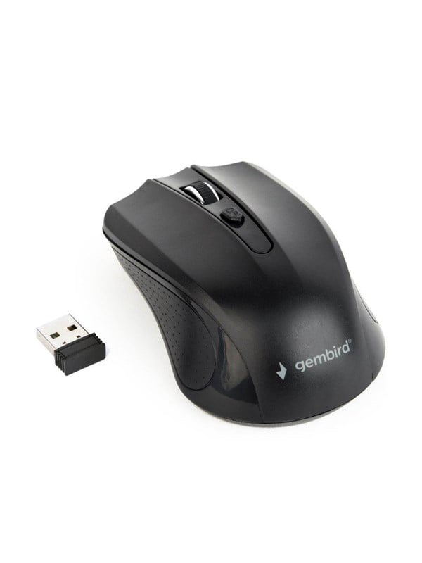 Gembird Wireless optical mouse 4B-04 - Hiiri - Optinen - 4 painiketta - Musta