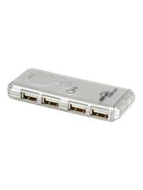 Value USB 2.0 Notebook Hub USB hub - 4 porttia - hopea