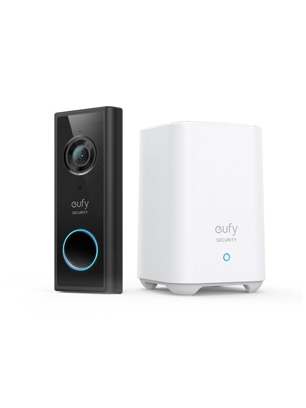 Eufy Video Doorbell 2K + Home base 2 - akkukäyttöinen video-ovikello