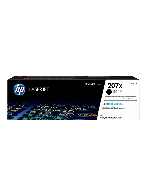 HP 207X / W2210X High Kapasiteetti Musta Toner