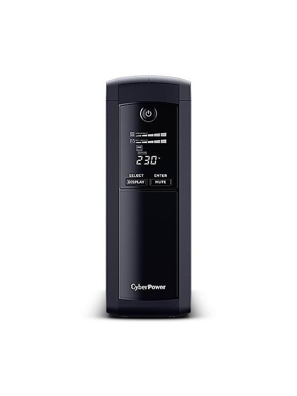 CyberPower VP1600ELCD 1600VA / 960W 5x Schuko -lähtö.