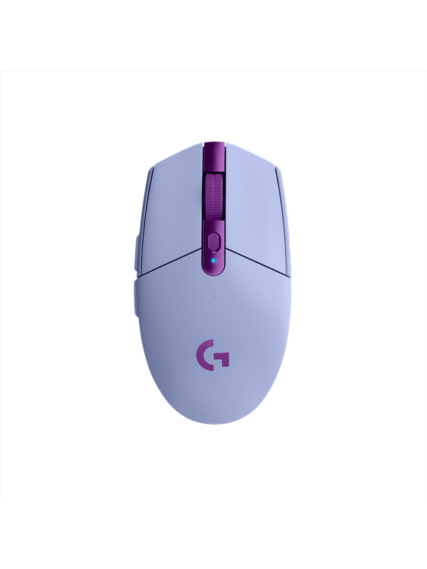 Logitech G305 LIGHTSPEED - Lilakki - Pelihiiri - Optinen - 6 painiketta - Violetti RGB-valolla