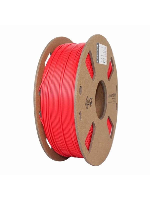 Gembird PLA filament - Fluoresoiva punainen - 1.75mm ø - 1 kg
