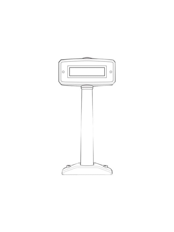 Zebra MP6000 Lisätarvike POLE DISPLAY MNTR