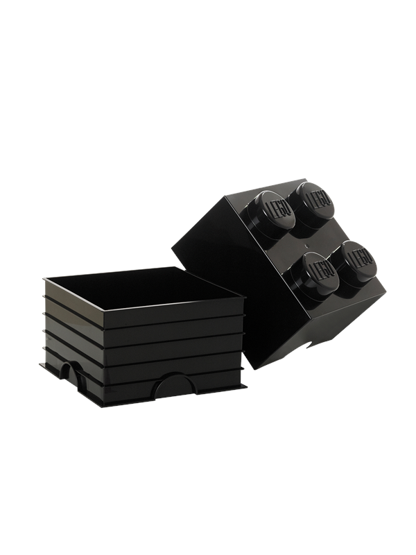 LEGO STORAGE BRICK 4 - Musta