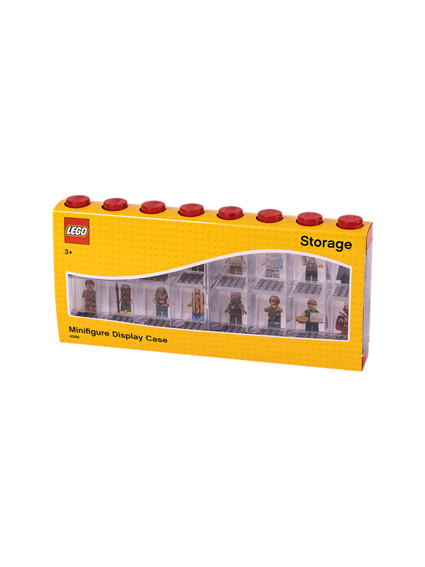 LEGO MINIFIGURE DISPLAY CASE 16 - Punainen