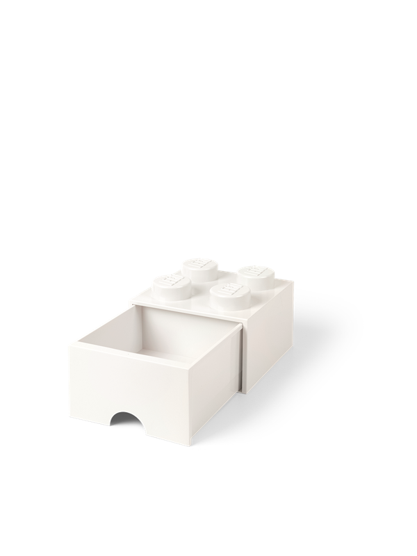 LEGO BRICK DRAWER 4 - WHITE