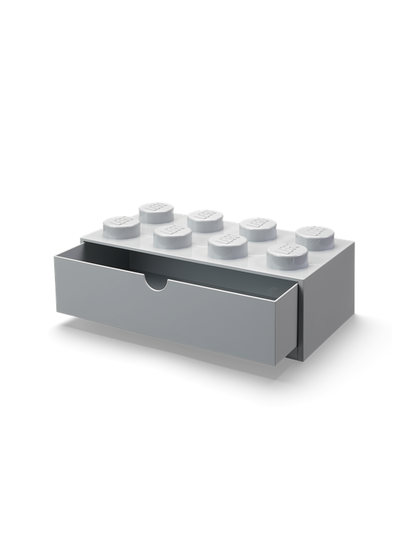 LEGO DESK DRAWER 8 - Harmaa