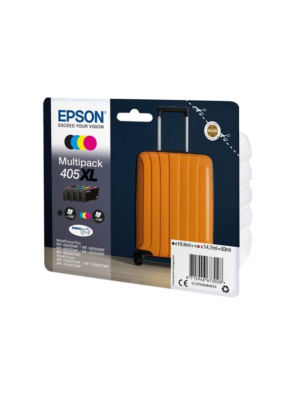 Epson 405XL Multipack - 4-pack - XL - Musta Keltainen cyan magenta - Original - ink cartridge