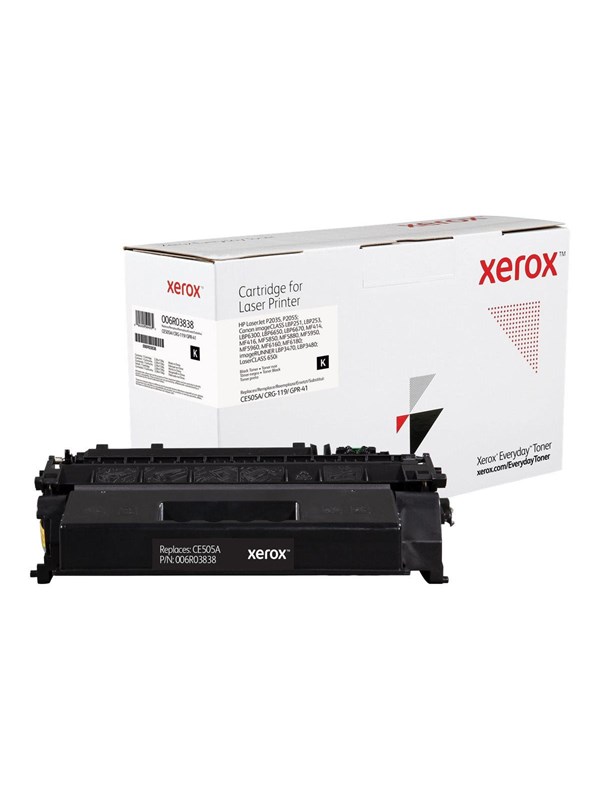 Xerox - Musta - compatible - toner cartridge (alternative for: HP CE505A)