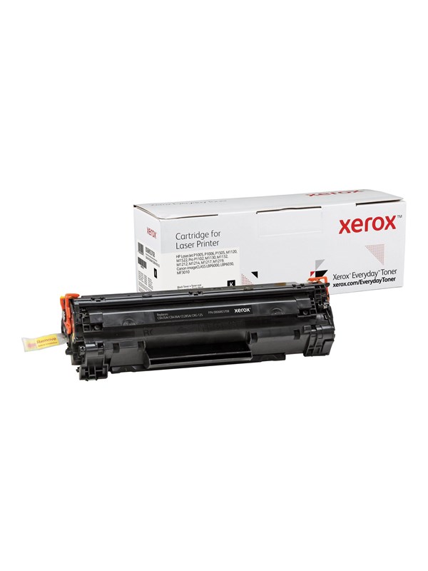 Xerox - Musta - compatible - toner cartridge (alternative for: HP CB435A HP CE285A HP CB436A Canon CRG-125)