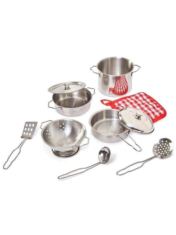 Junior Home JH My Pots & Pans -keittiötarvikesetti leikkeihin