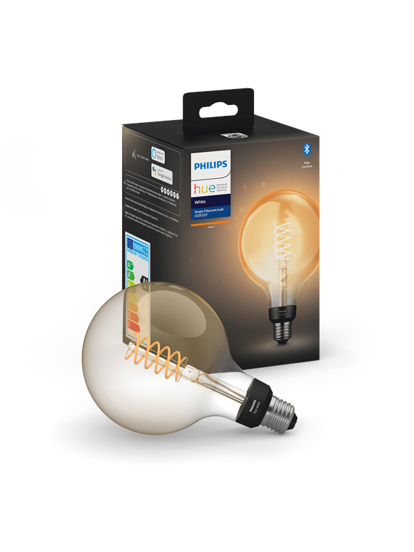 Philips Hue Valkoinen Filament G125 E27 Globe Bulb - BT
