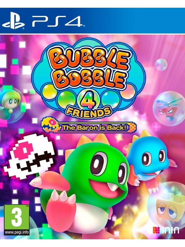Bubble Bobble 4 Friends - Baron on palannut - Sony PlayStation 4 - Tasohyppely