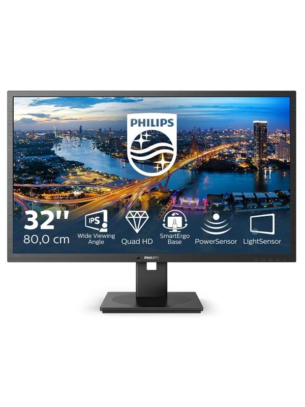 32" Philips B-linja 325B1L QHD 75Hz USB-keskittimen kaiuttimilla