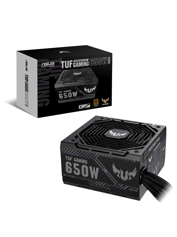 ASUS TUF GAMING 650B Virtalähde - 650 Watt - 135 mm - ATX - 80 Plus Pronssi sertifioitu
