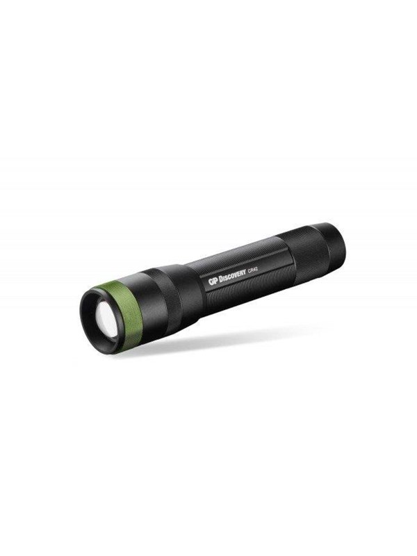 GP Discovery-taskulamppu CR42, 1000 lumenia, musta.