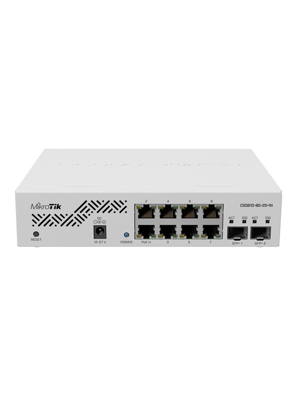 MikroTik Pilviälykytkin CSS610-8G-2S+IN