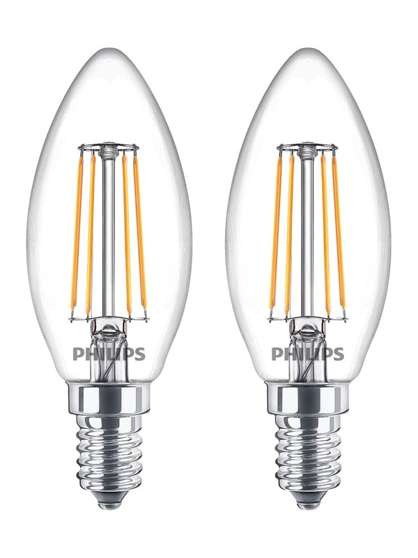 Philips LED-lamppu LED-klassikko 40W B35 E14 WW CL ND 2PF/6 E14