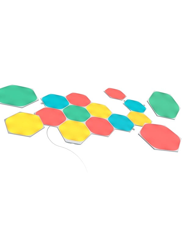 Nanoleaf Shapes - Hexagons aloituspakkaus - 15 Paneelia