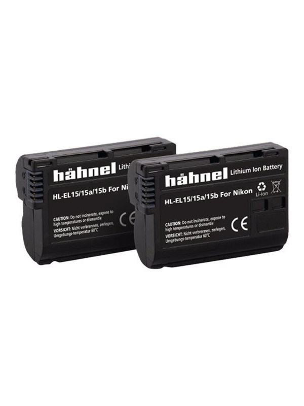 Hähnel HL-EL15/15A/15B kaksipakkaus