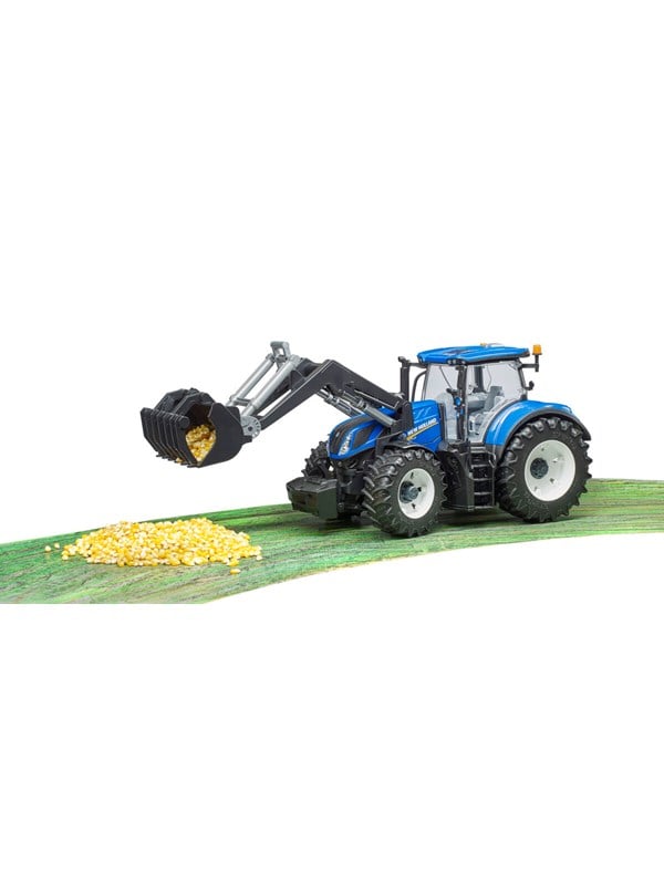 Bruder New Holland T7.315 -traktori etukuormaajalla