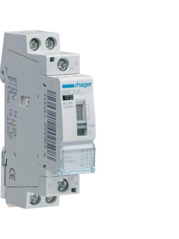 Hager Rele 16A 1NO+1NC 24V~50Hz