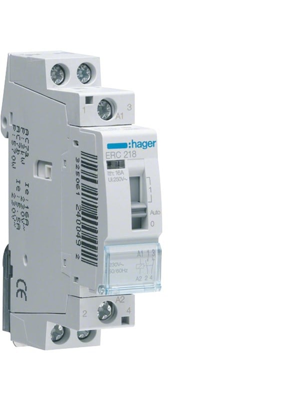 Hager Rele 16A 2NO 230V~50/60Hz