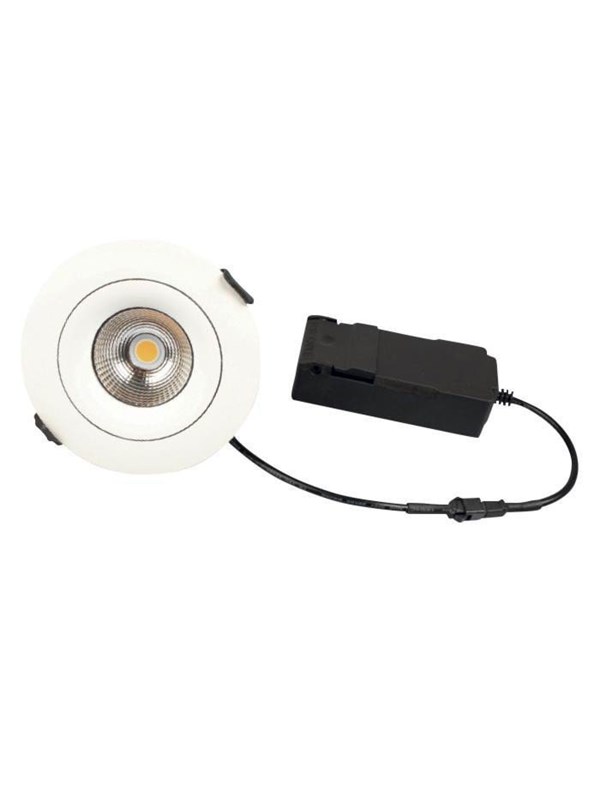 Scan Products Sabina lp 230v Himmennettävä flicker free 5.4w 2700k cri90 400lm ip44 matt Valkoinen round