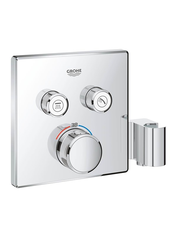 Grohe Grohtherm SmartControl termostaatin ulkoinen osa, neliskanttinen.