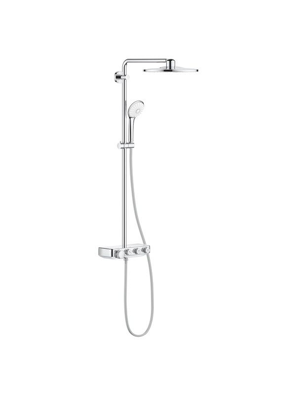 Grohe Euphoria SmartControl System 310 Duo, Suihkujärjestelmä termostaatilla seinäasennukseen, Kromi