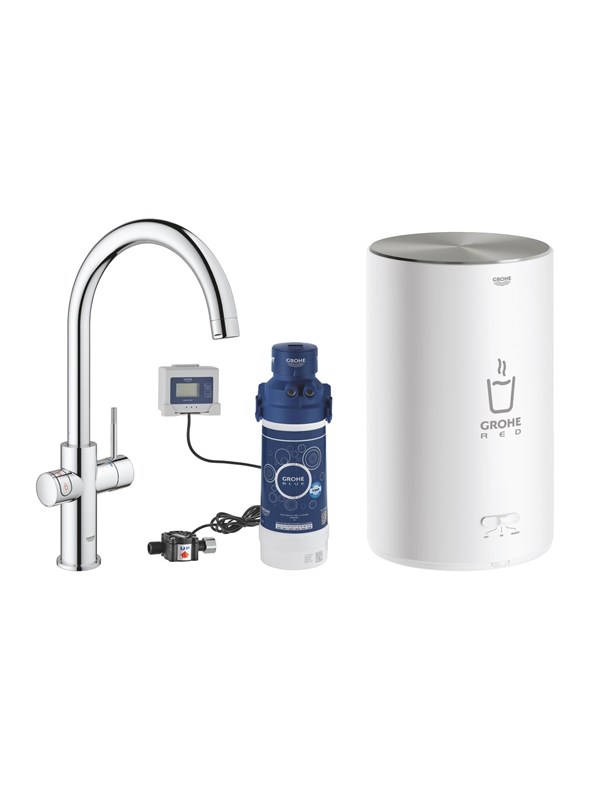 Grohe GROHE Red Duo, Hana ja M-koon boileri, Kromi