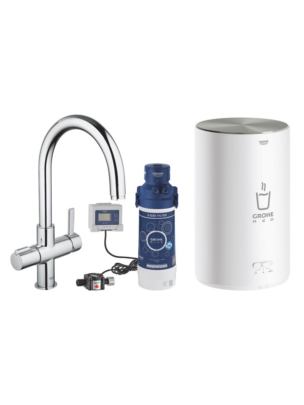 Grohe Red Basic Duo - hana ja M-koon boileri, Kromi