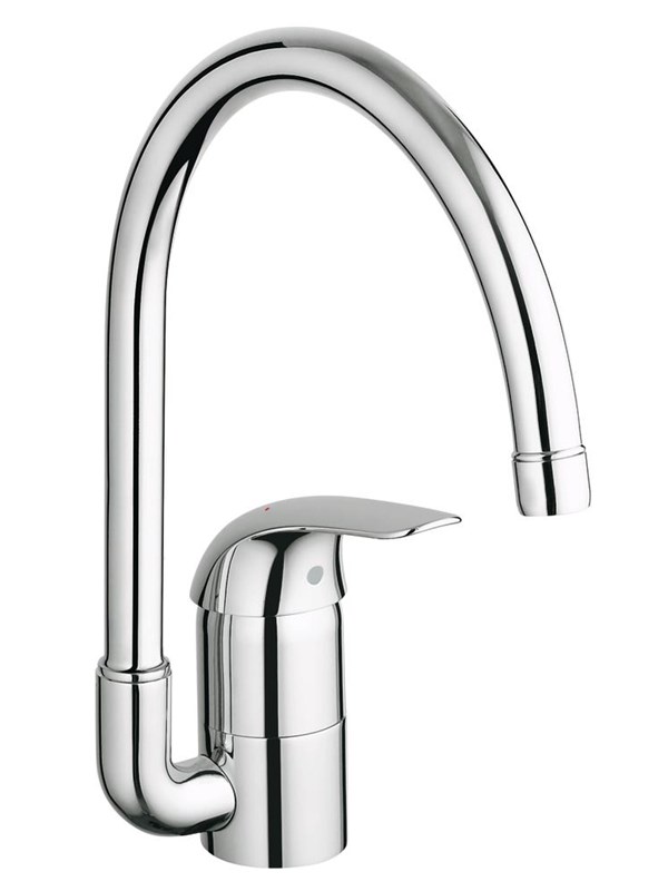 Grohe Euroeco keittiöhana, kääntyvä juoksuputki, kromi