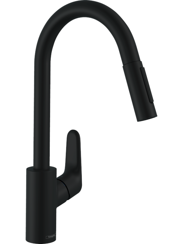 Hansgrohe focus single lever kitchen mixer 240 with pull-out