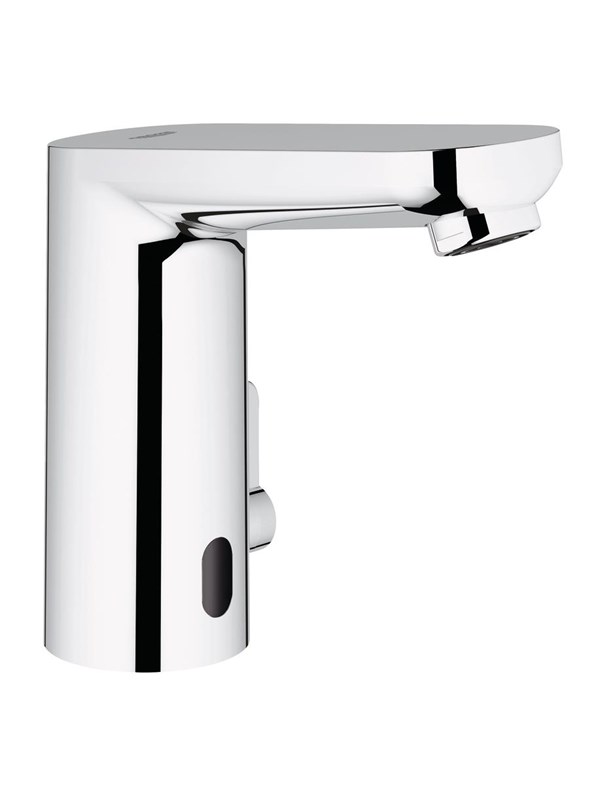 Grohe Eurosmart Cosmopolitan E, Elektroninen kosketusvapaa pesuallassekoittaja 1/2" säädettävällä lämpötilanrajoittimella, Kromi