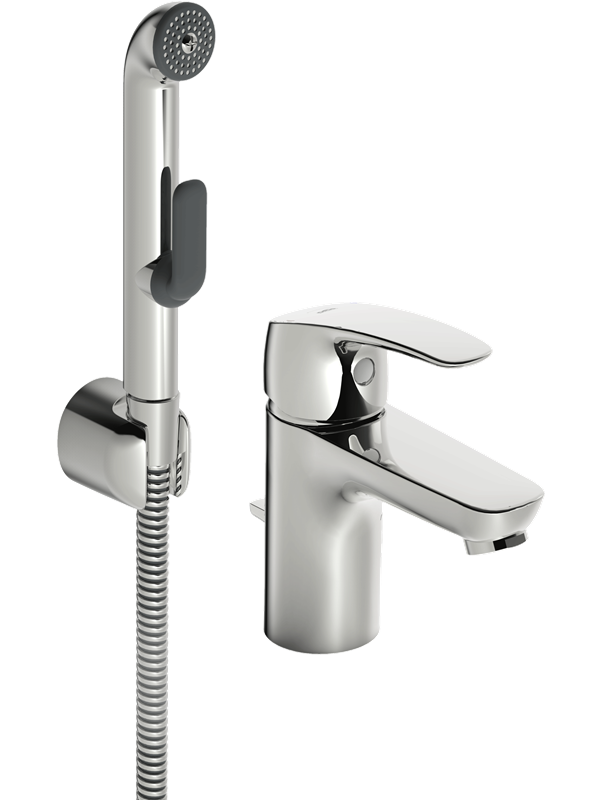 Oras h basin drainSafira pesuallas, jossa on bidetta-käsihuuhtelija ja pop up -pesualtaan viemäri.