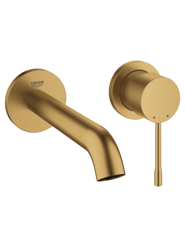 Grohe Essence, 2-reikäinen pesuallashana M-Size, Brushed Cool Sunrise