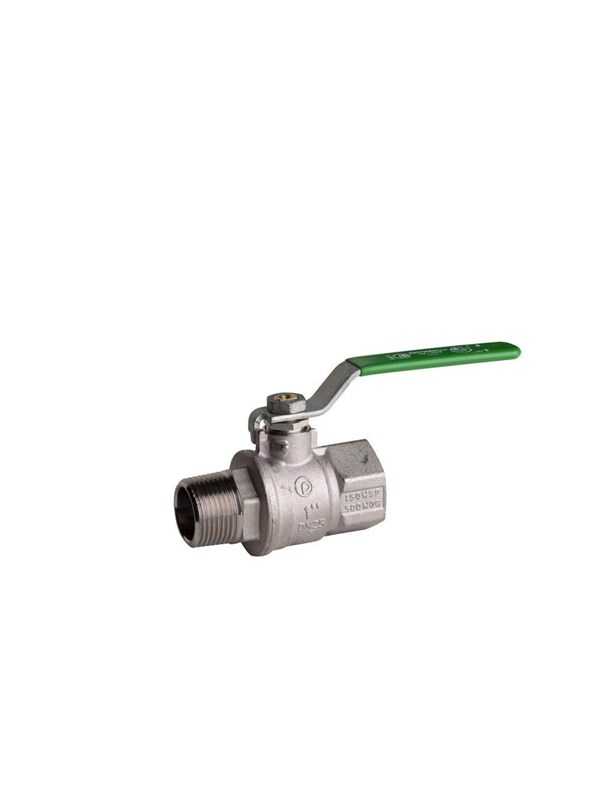 Pettinaroli F x m heavyduty fullway ball valve Vihreä steel lever tea t
