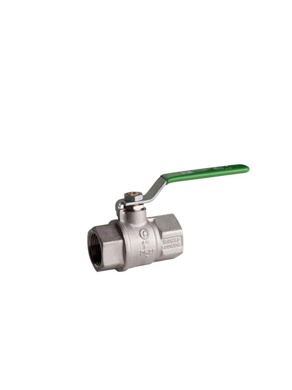 Pettinaroli F x f heavyduty fullway ball valve Vihreä steel lever tea t