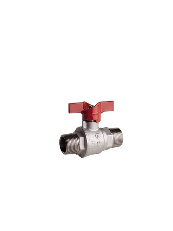Pettinaroli m x m heavyduty fullway ball valve Punainen butterfly Kahva te