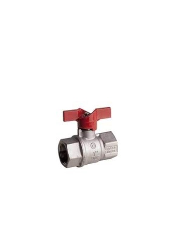 Pettinaroli F x f heavyduty fullway ball valve Punainen butterfly Kahva te
