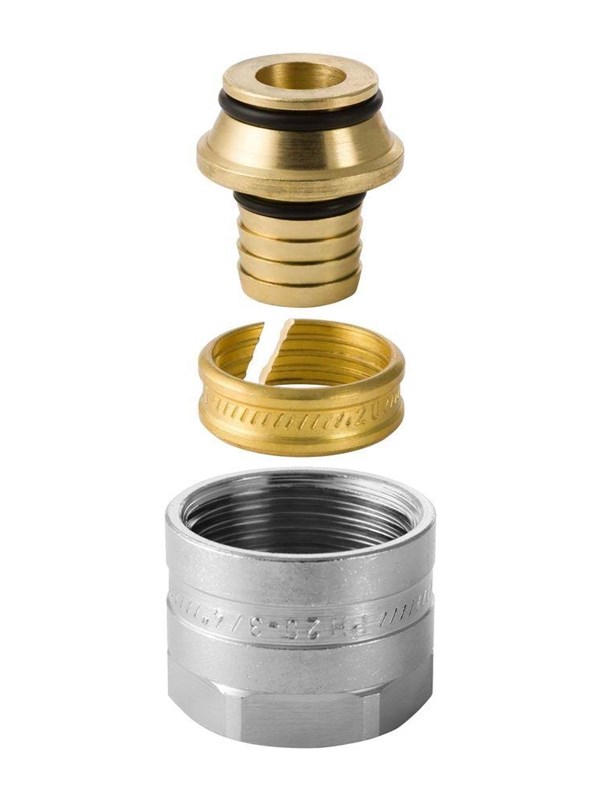 Geberit Mepla-liitin eurokartioon: d=16mm g=3/4