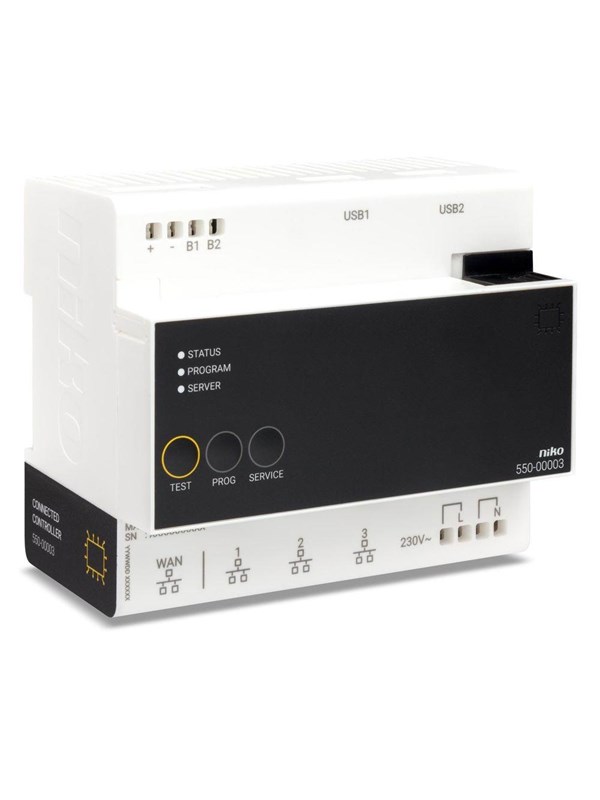 Niko-Servodan Yhdistetty ohjain Niko Home Control II:lle