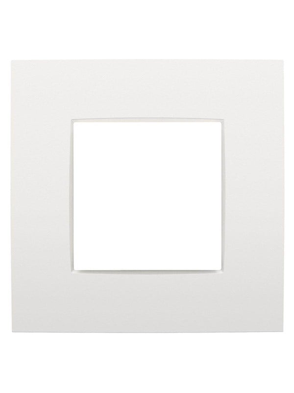 Niko-Servodan Single flush surround plate intense Valkoinen