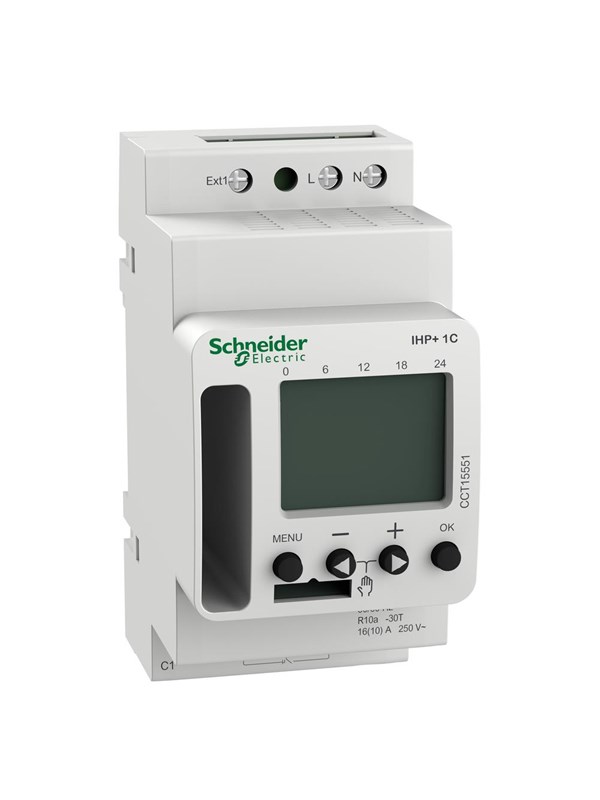 Schneider Electric Digitaalinen aikakytkin viikoittaisella ohjelmalla